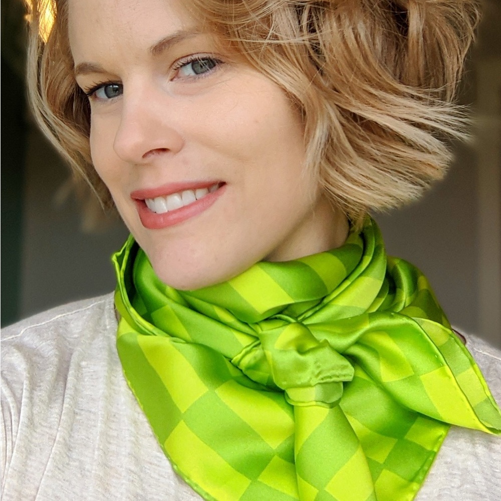 100% Mulberry Silk Satin Scarf